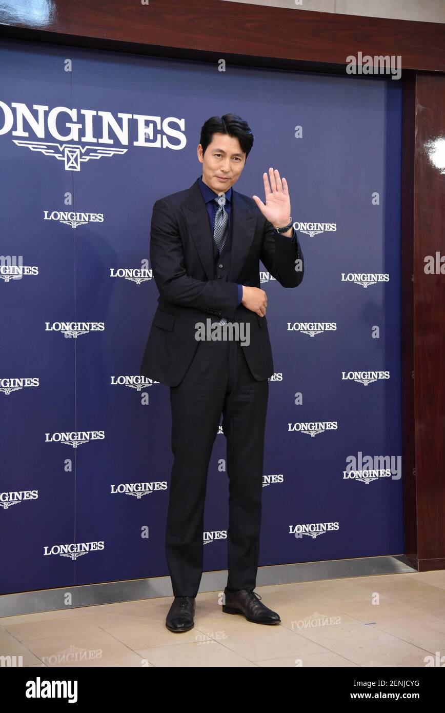 Korean actor and model Jung Woo sung attends the Longines press conference for My Master Moment watch series in Taipei Taiwan 26 August 2019. Photo by YFYL Imaginechina Sipa USA Stock Photo Alamy
