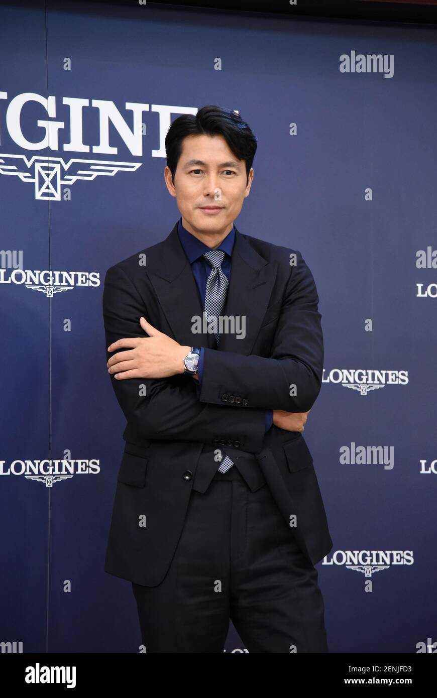 Jung Woo-sung came to Taipei 101 to promote Longines Master series ...