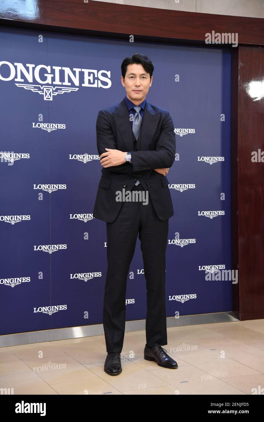 Jung Woo-sung came to Taipei 101 to promote Longines Master series ...