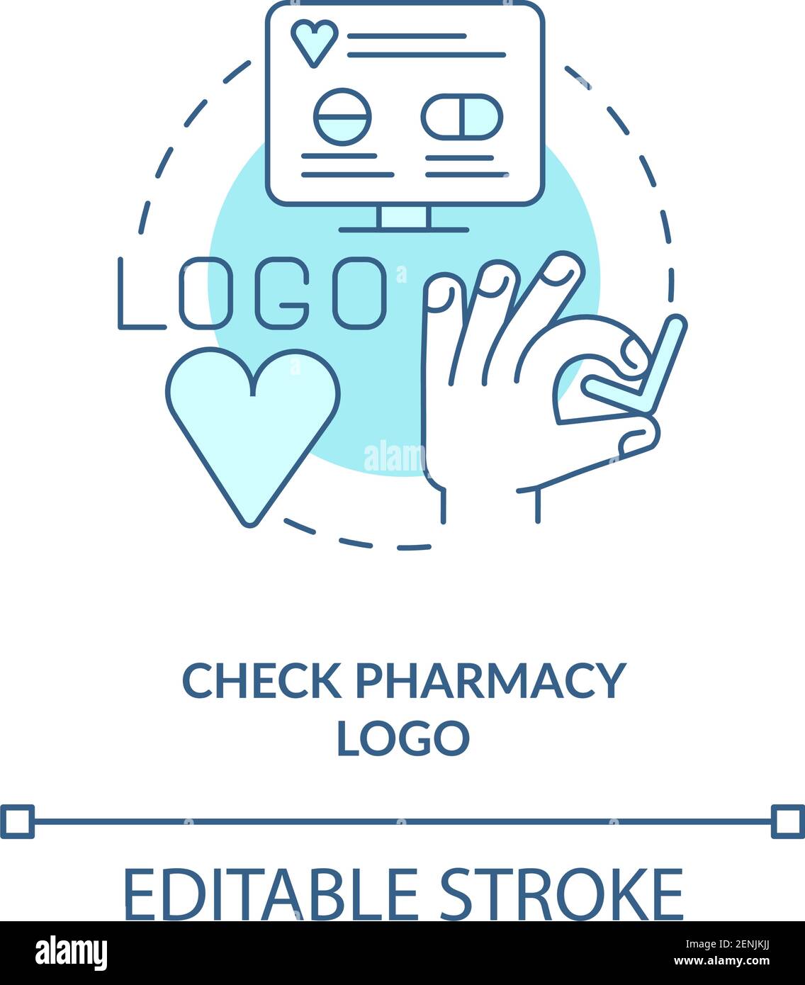 Check pharmacy logo concept icon Stock Vector Image & Art - Alamy