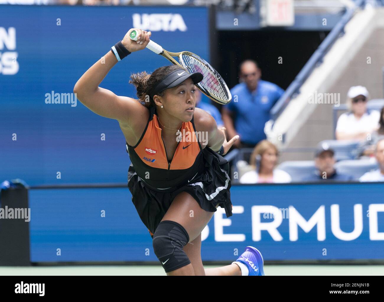 Naomi Osaka Japan In Action During Round 1 Of Us Open Tennis Championship Against Anna Blinkova Russia At Billie Jean King National Tennis Center Photo By Lev Radin Pacific Press Sipa Usa