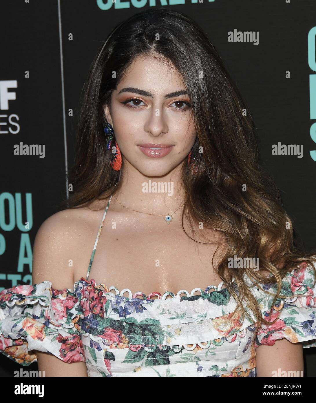Laura Pieri arrives at the CAN YOU KEEP A SECRET? Los Angeles Screening
