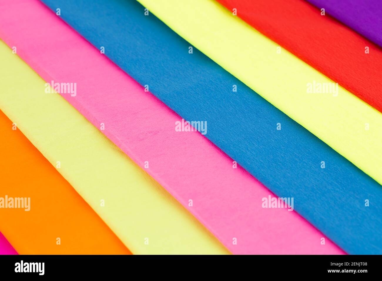 Colorful crepe papers texture as a background. Stock Photo