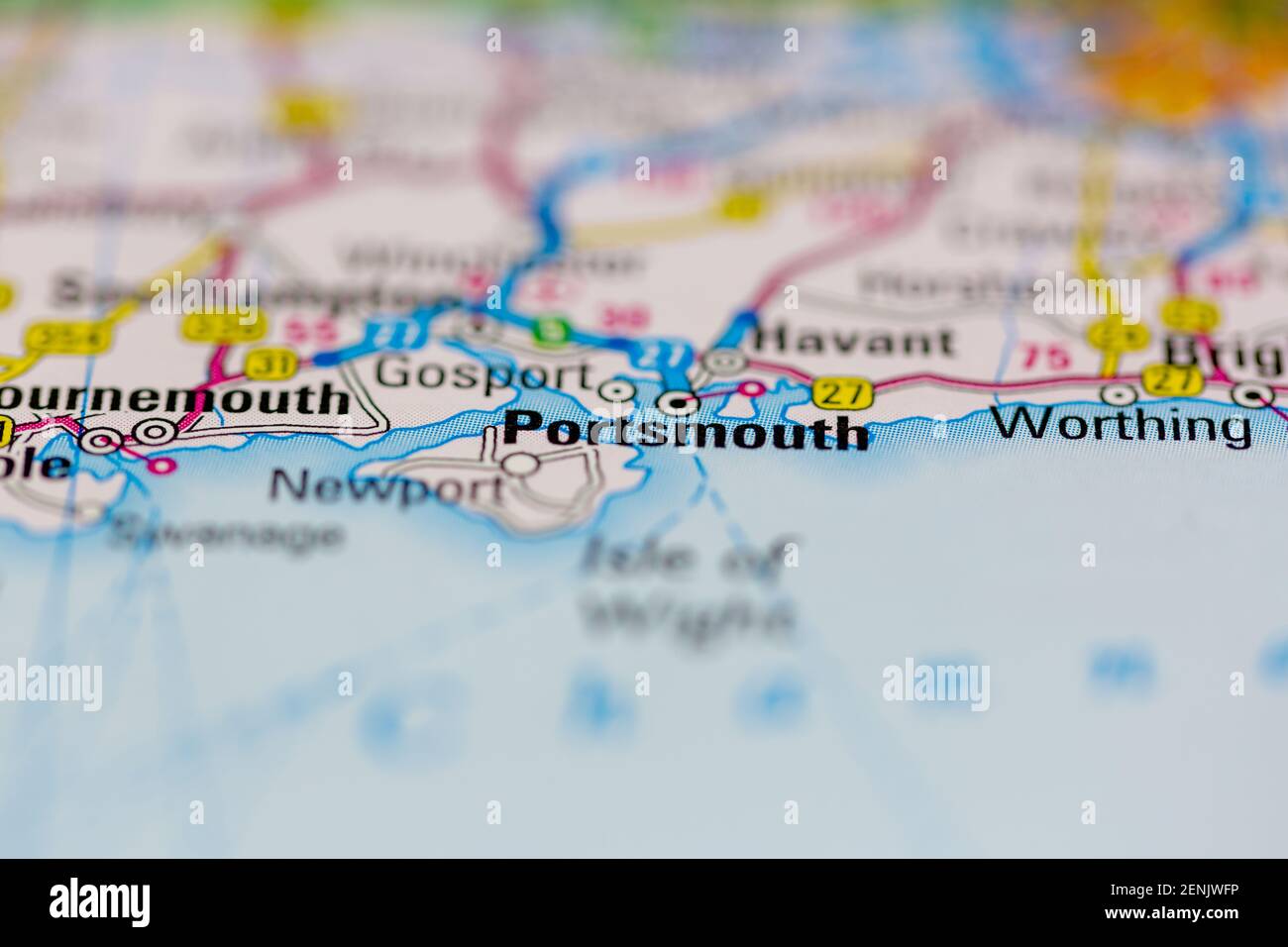 Portsmouth uk map hires stock photography and images Alamy