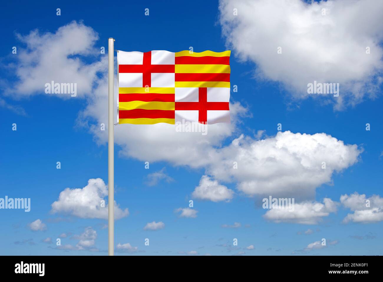 Flagge Von Barcelona