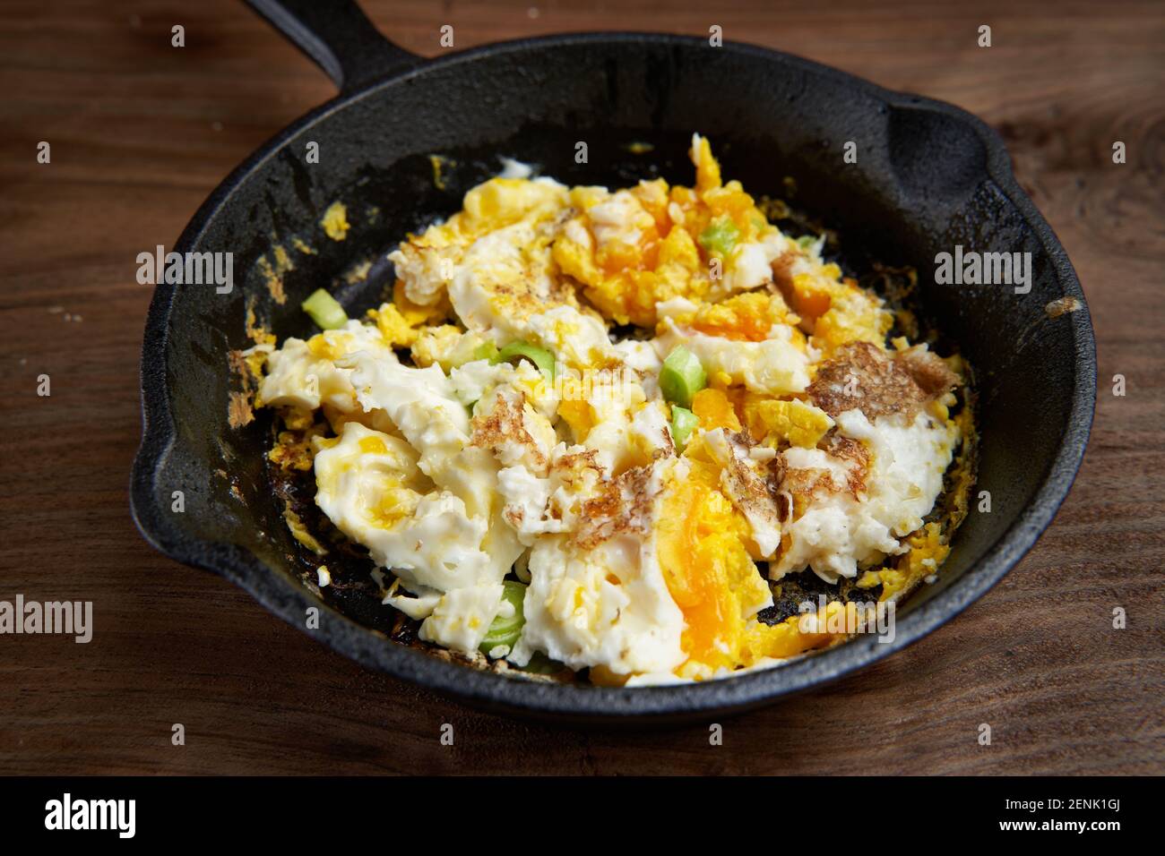 Leek scrambled eggs hi-res stock photography and images - Alamy