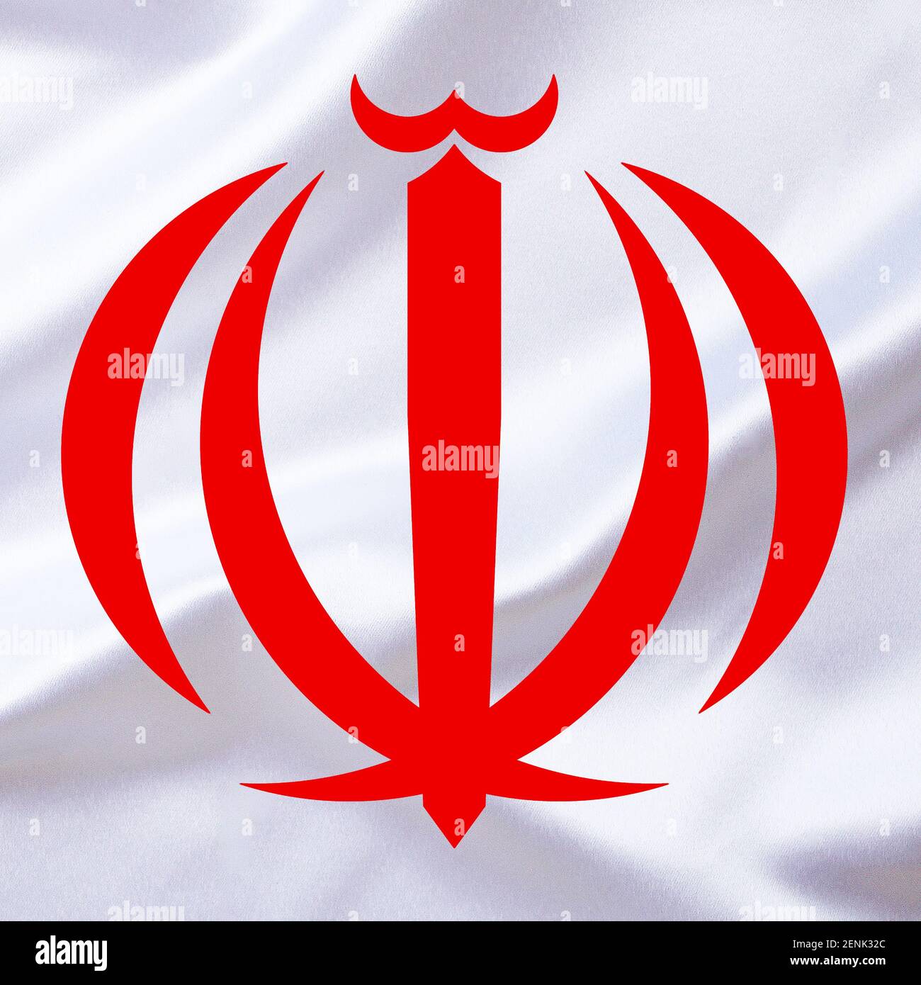 Das Wappen von Iran Stock Photo