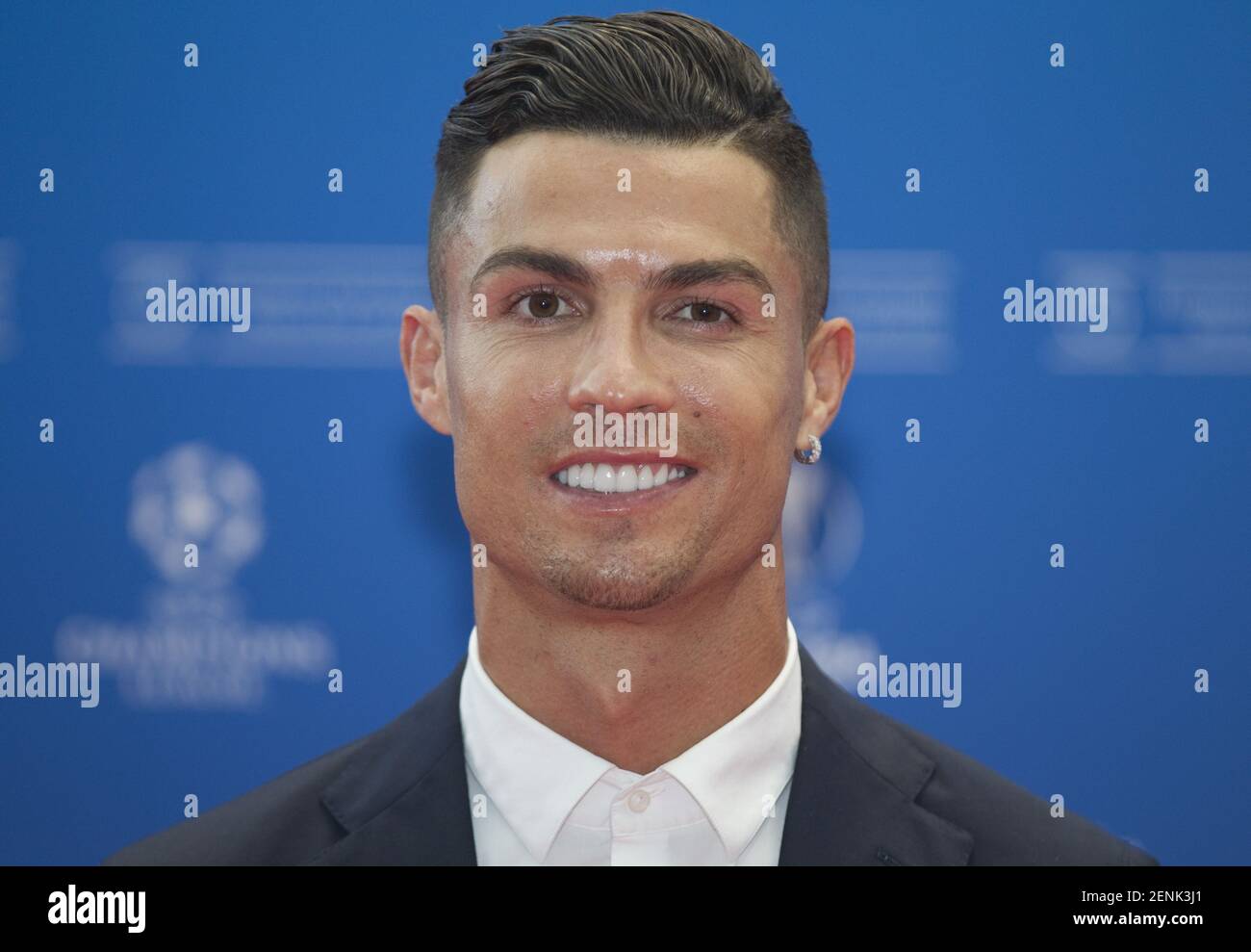 Monaco, Monte Carlo - August 29, 2019: UEFA Champions League Group Stage Draw and Player of the Year Awards, Season Kick Off 2019-2020 with Cristiano Ronaldo of Juventus. (Photo by Mandoga Media/Sipa USA) Stock Photo