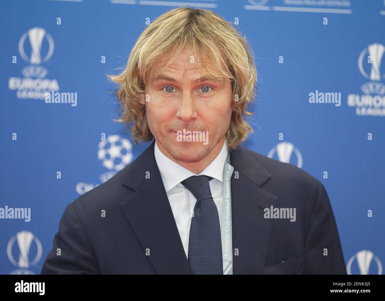 Monaco, Monte Carlo - August 29, 2019: UEFA Champions League Group Stage Draw and Player of the Year Awards, Season Kick Off 2019-2020 with Juventus Vice Chairman Pavel Nedved. (Photo by Mandoga Media/Sipa USA) Stock Photo