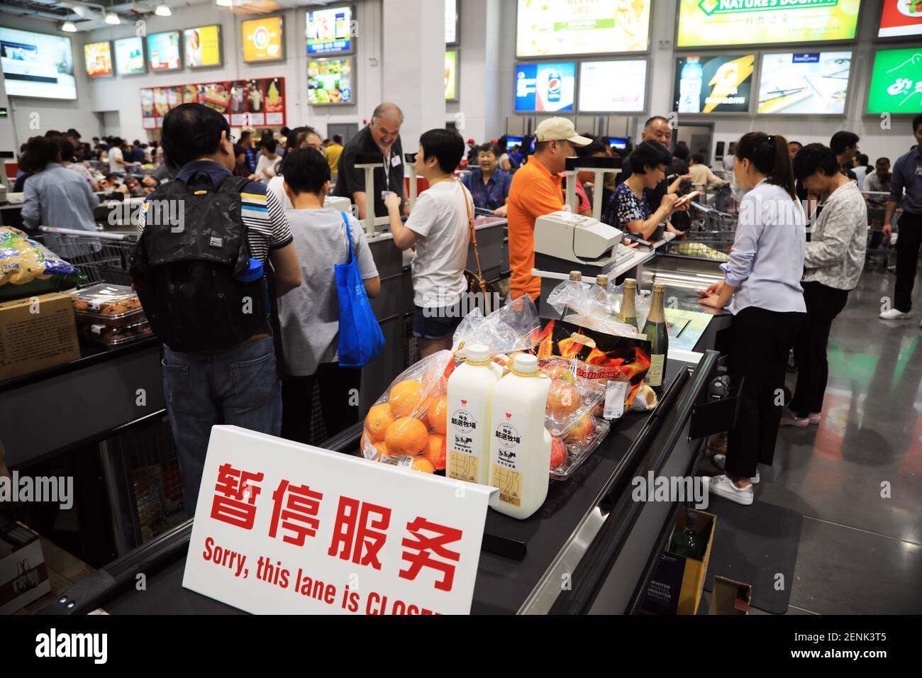 The first Costco in China only opened half a day and closed because of