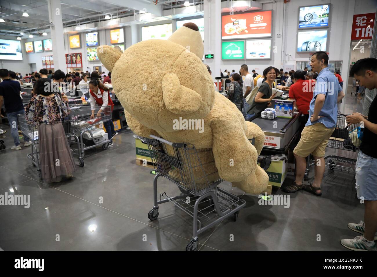 The first Costco in China only opened half a day and closed because of