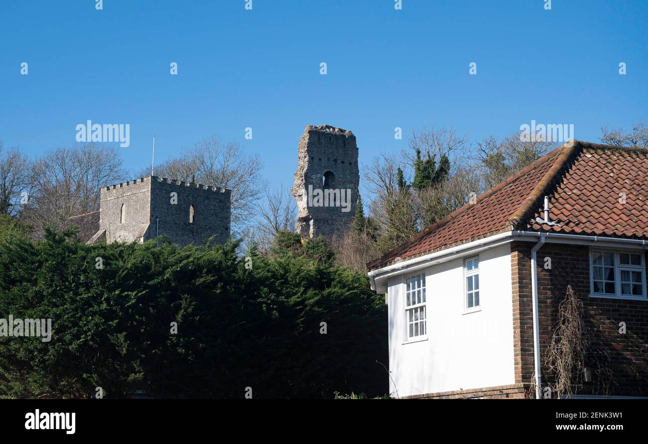 Bramber West Sussex England UK Bramber Castle Photograph taken by