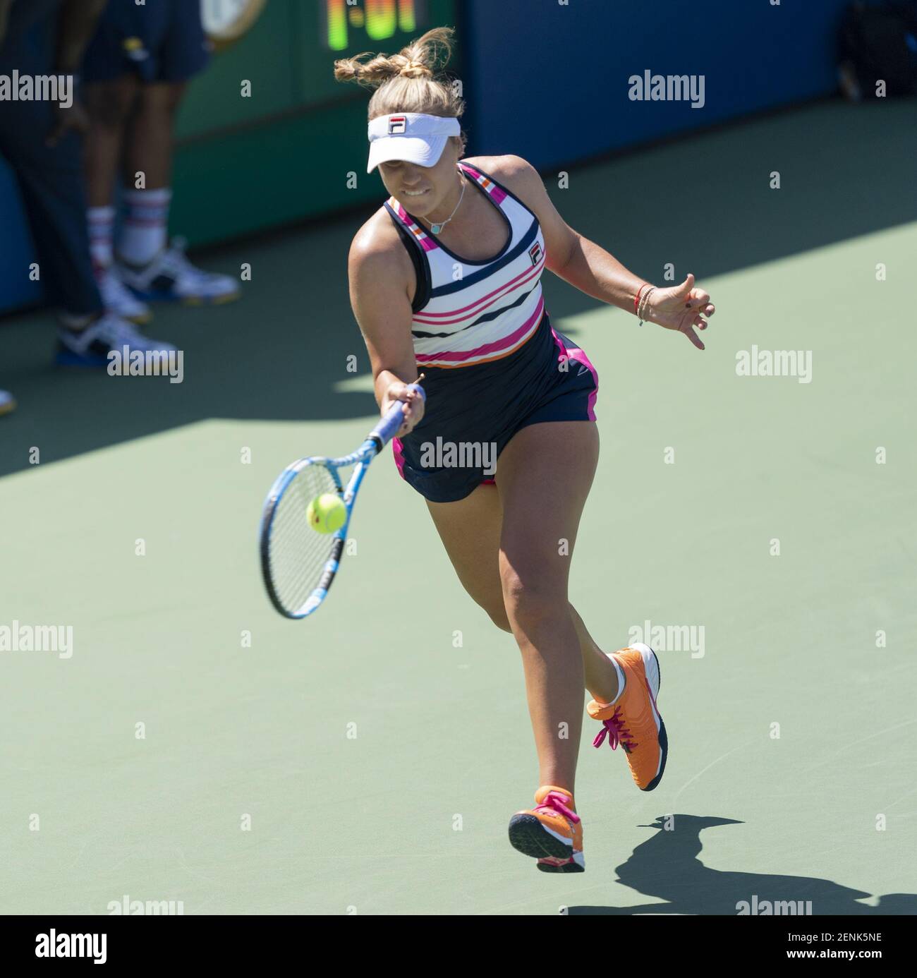 Sofia Kenin (USA) in action during round 2 of US Open Championships ...