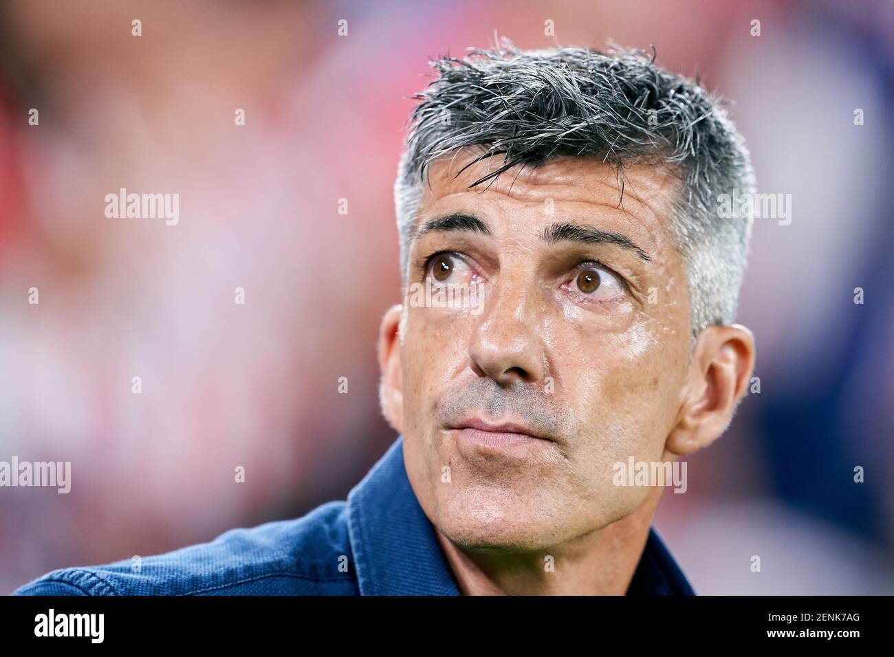 Coach Imanol Alguacil of Real Sociedad during the match Athletic Club v