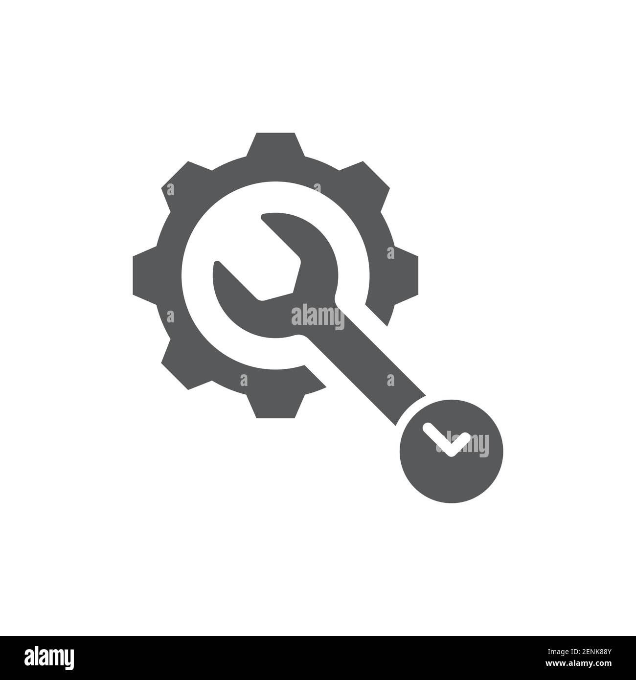 Periodic maintenance icon, color, line, outline vector sign, linear