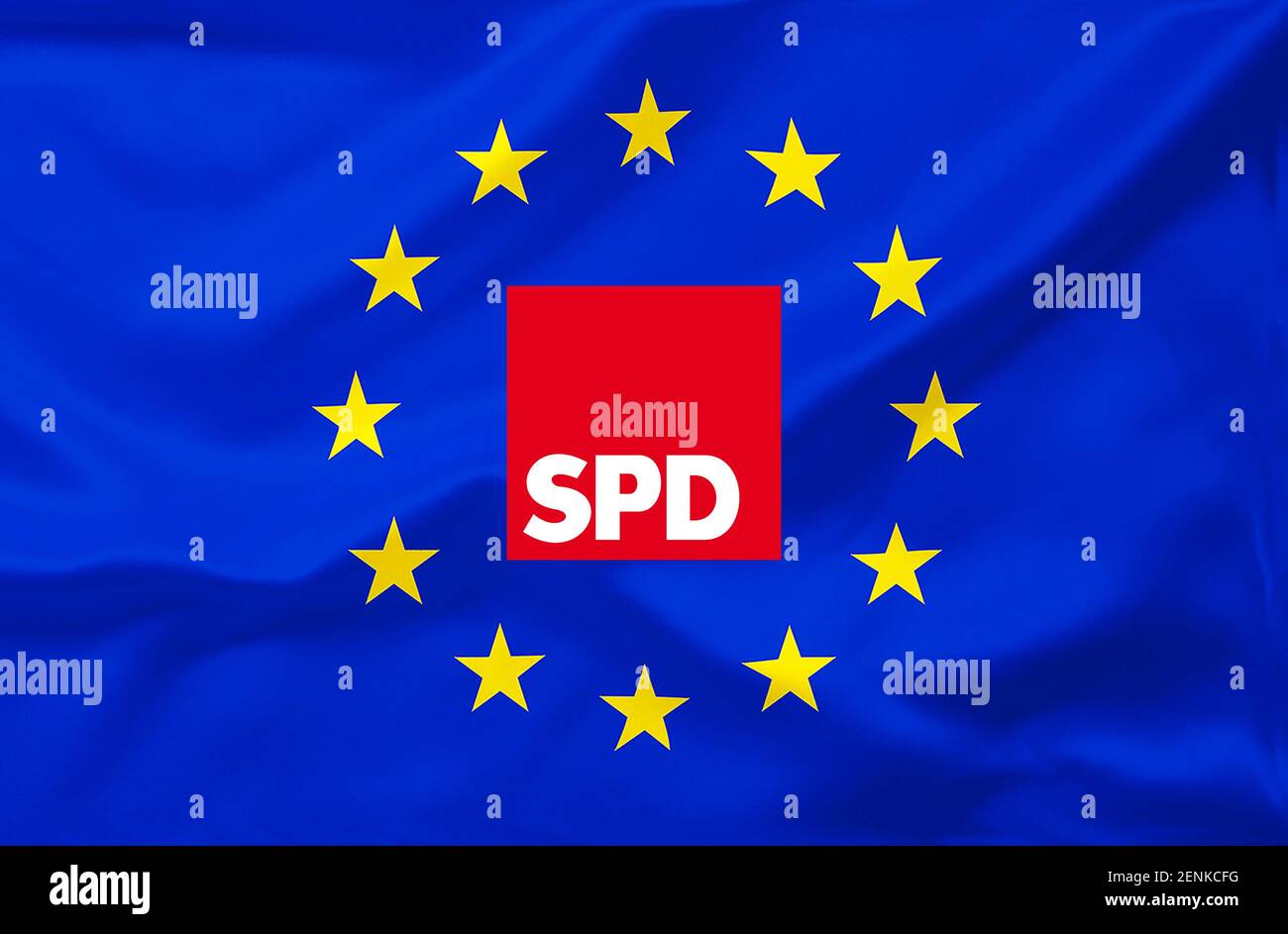 Europawahl, Eurostern, Eu, Partei, Parteien, Wahl, Wähler, Logo, SPD, Stock Photo