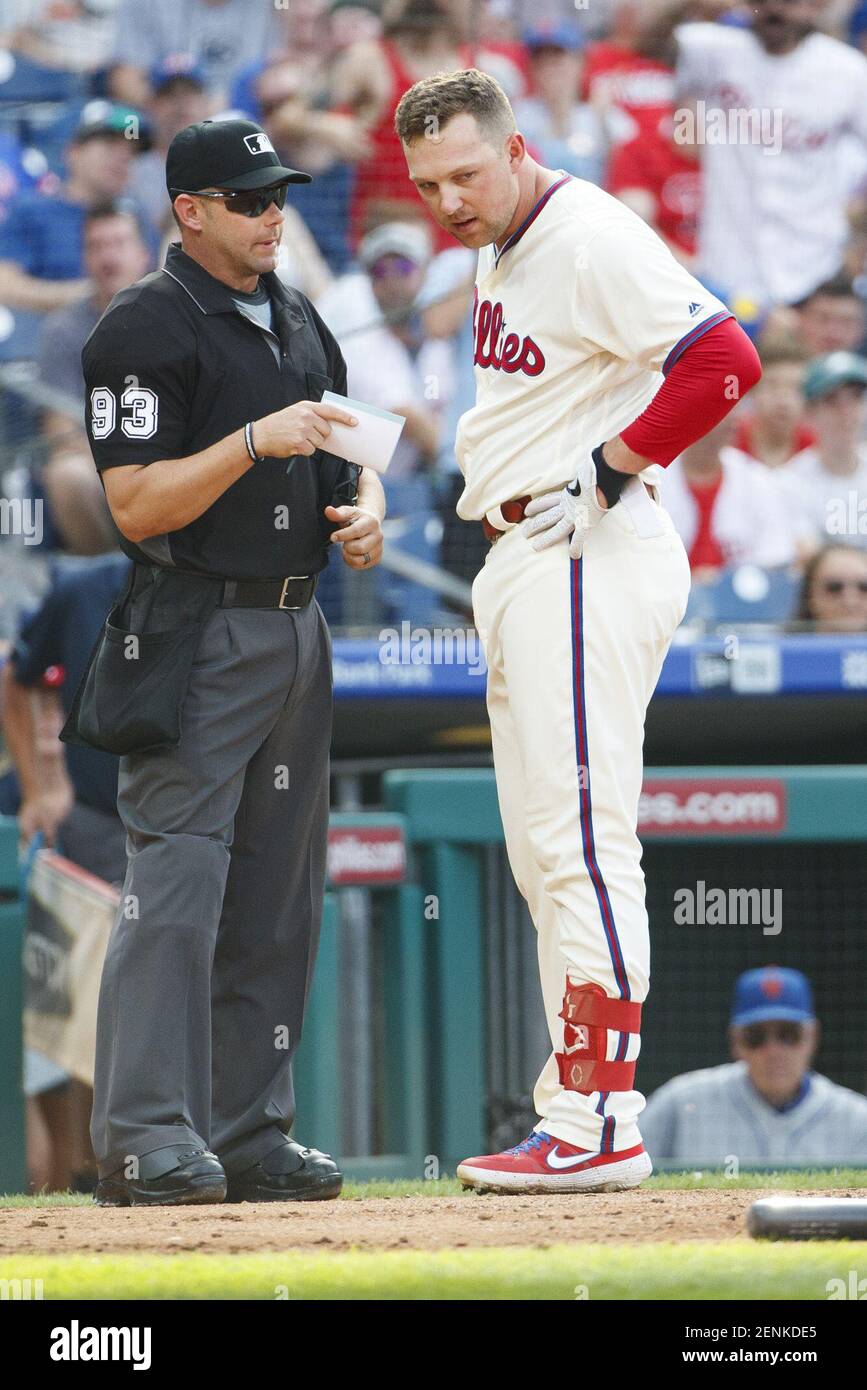 August 31, 2019 Philadelphia Phillies first baseman Rhys Hoskins (17