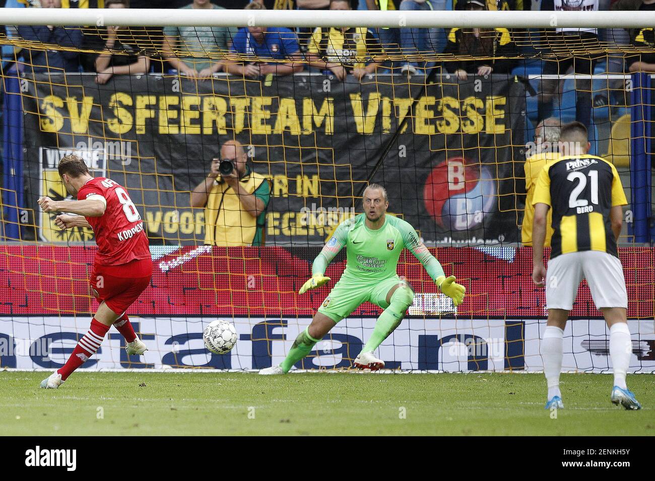 Arnhem Vitesse Az 01 09 2019 Football Dutch Eredivisie Season 2019 2020 Stadium Gelredome Az Player Teun Koopmeiners Scores The 0 1 During The Match Vitesse Az Photo By Pro Shots Sipa Usa Stock Photo Alamy
