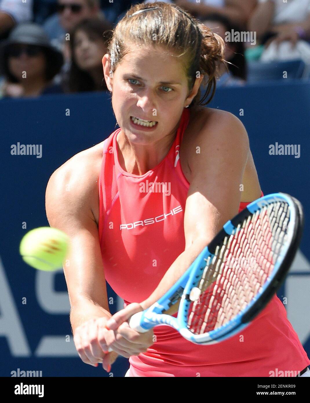 US Open Tennis 2019. Day Six German tennis player Julia Gerges during a  match with Dutch