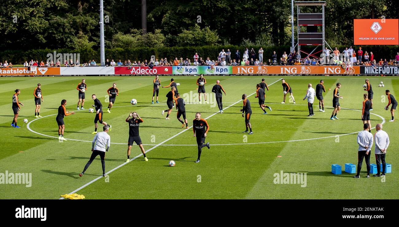 ZEIST, Netherlands, 25-05-2021, football, KNVB Campus, Training Netherlands  before UEFA Euro 2020. Logo KNVB (Photo by Pro Shots/Sipa USA) *** World  Rights Except Austria and The Netherlands *** Stock Photo - Alamy