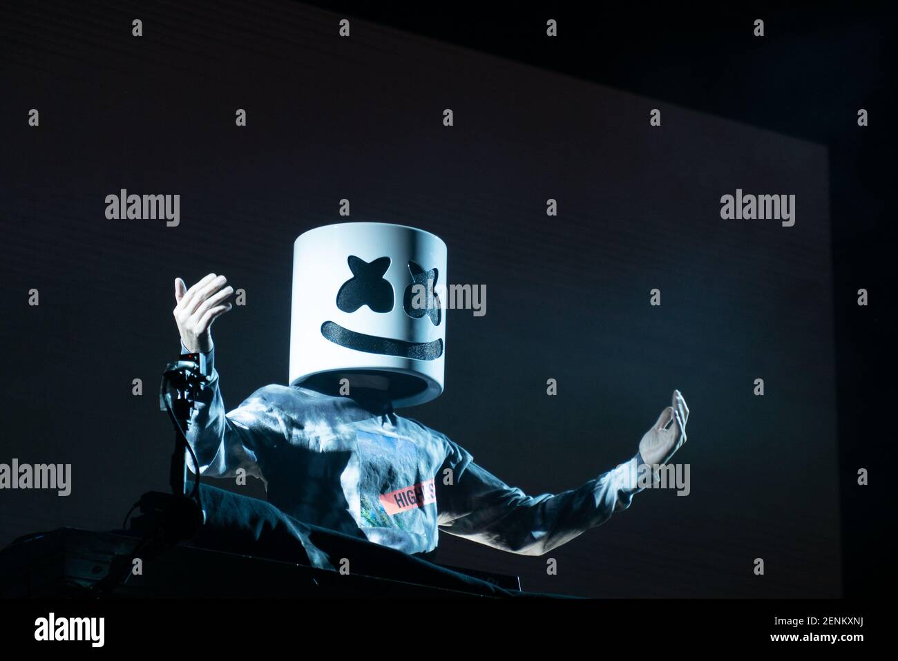 Marshmello performs at the Z100 Summer Bash at South Street Seaport