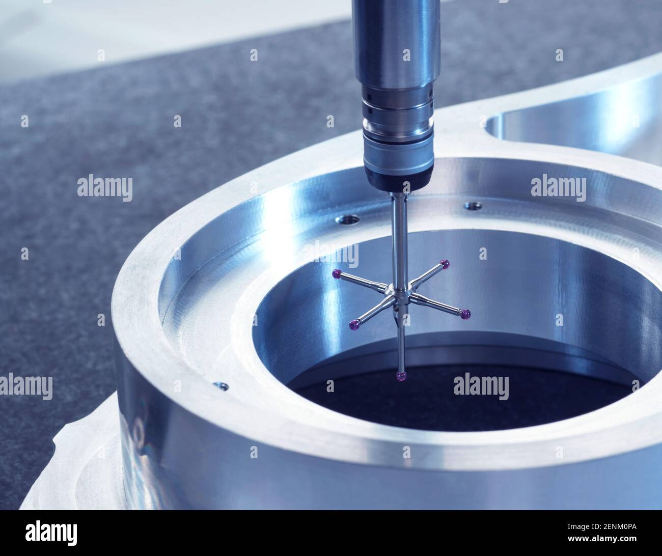 Engineering Metrology, A probe from a coordinate measurement machine