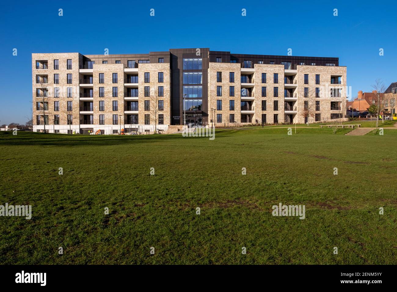 New homes in a large housing development at Millbrook Park in Mill Hill