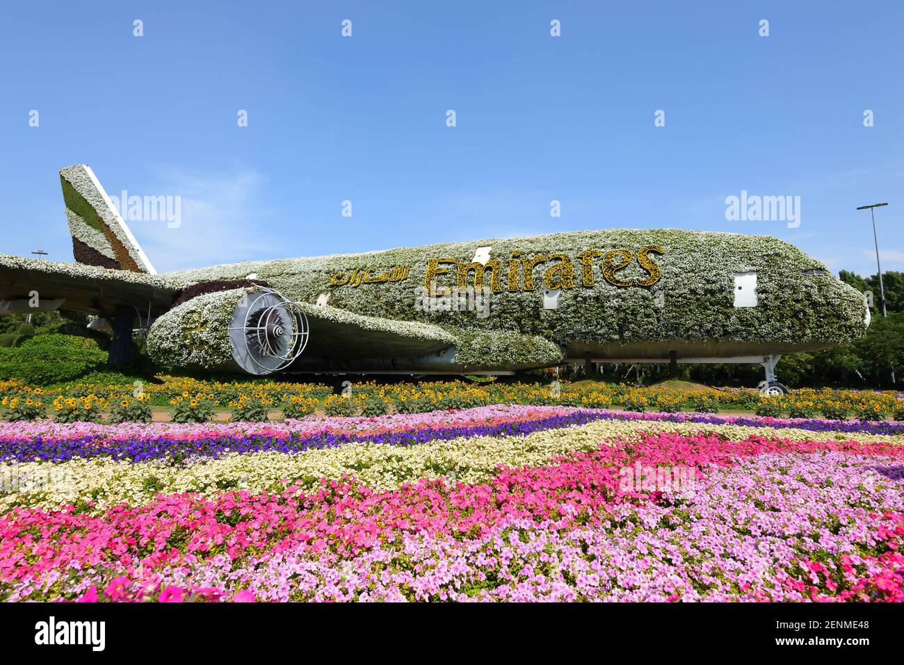 Dubai Miracle Garden, a flower garden located in Dubailand, Dubai
