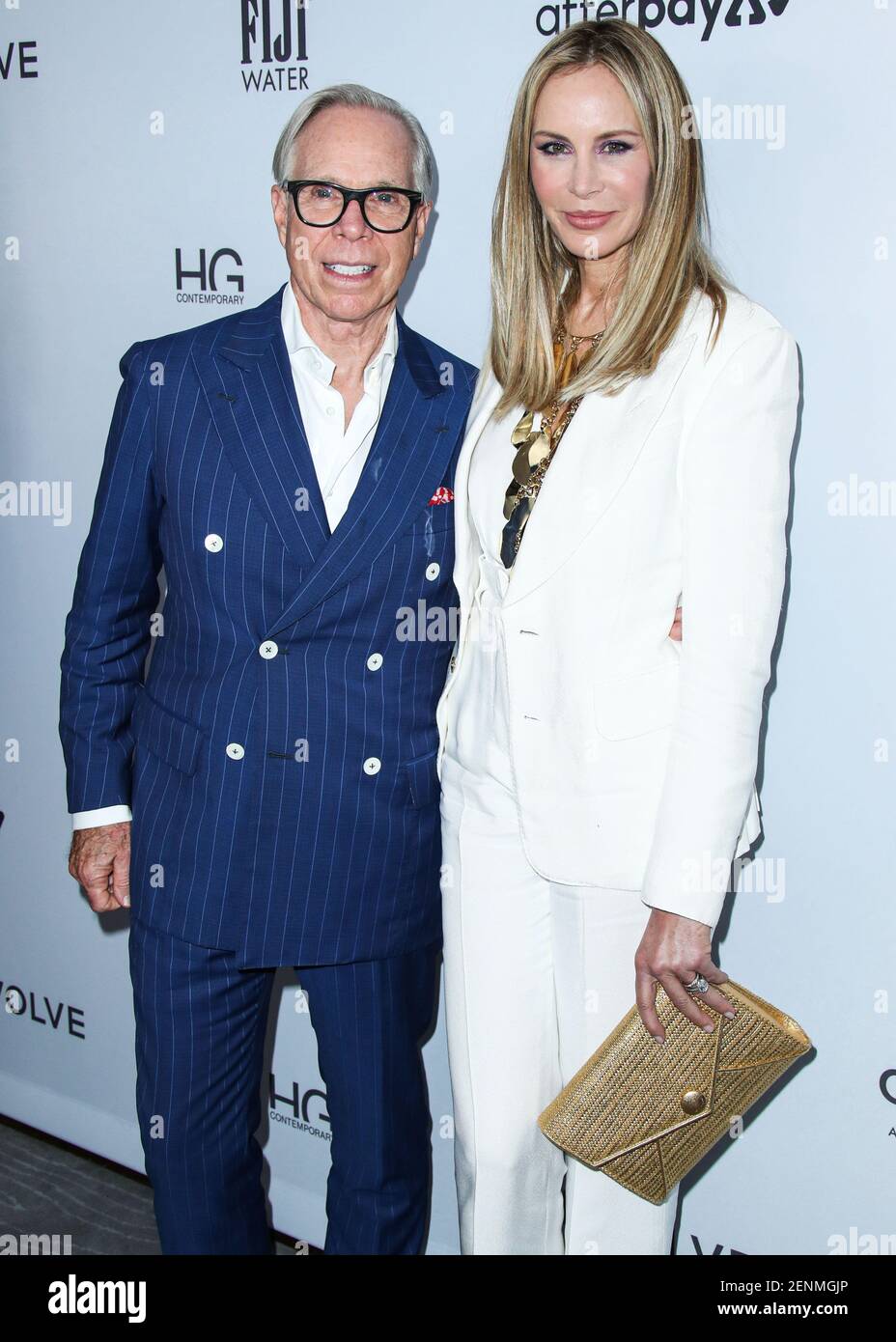 MANHATTAN, NEW YORK CITY, NEW YORK, USA - SEPTEMBER 05: Tommy Hilfiger and  Dee Ocleppo arrive at Daily Front Row's 2019 Fashion Media Awards held at  The Rainbow Room at the Rockefeller
