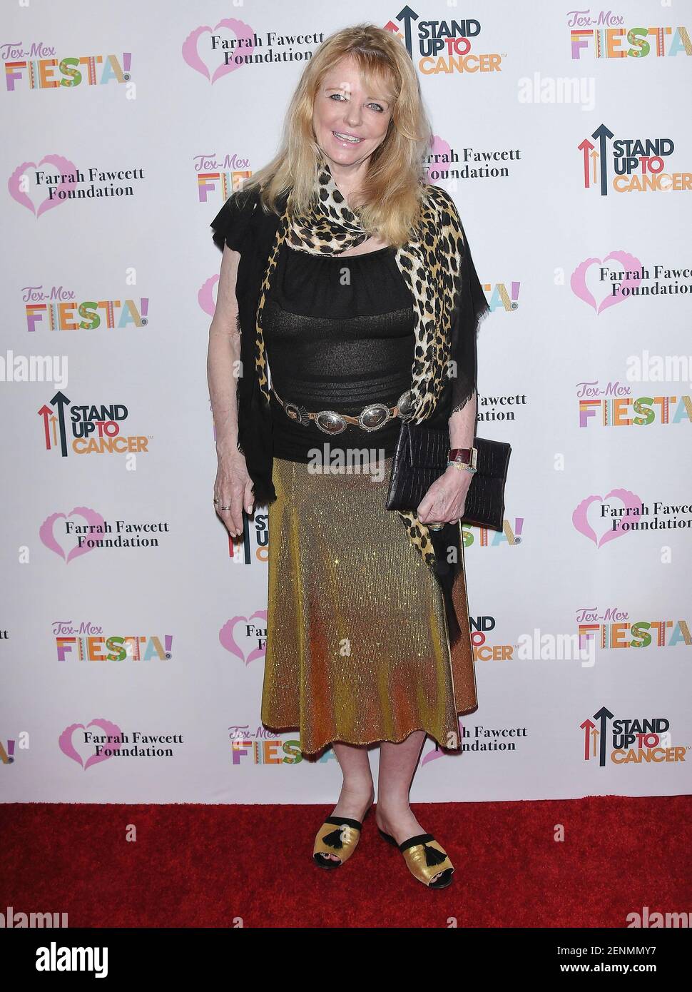 Cheryl Tiegs arrives at the Farrah Fawcett Foundation’s TEX-MEX FIESTA