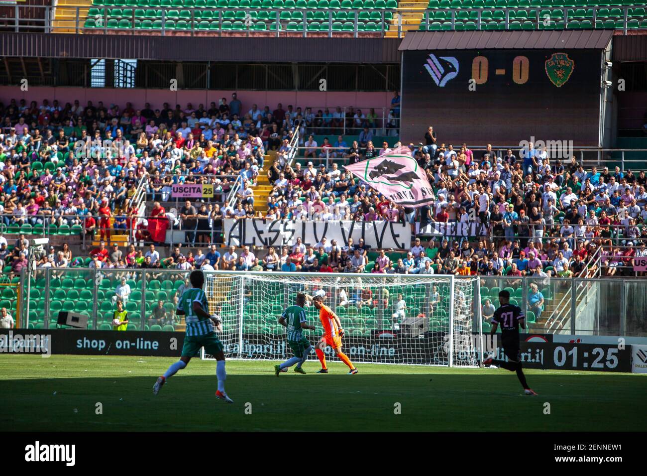 Serie D: SSD Palermo vs San Tommaso at Stadio Renzo Barbera in Palermo.  (Photo by Antonio Melita/Pacific Press/Sipa USA Stock Photo - Alamy
