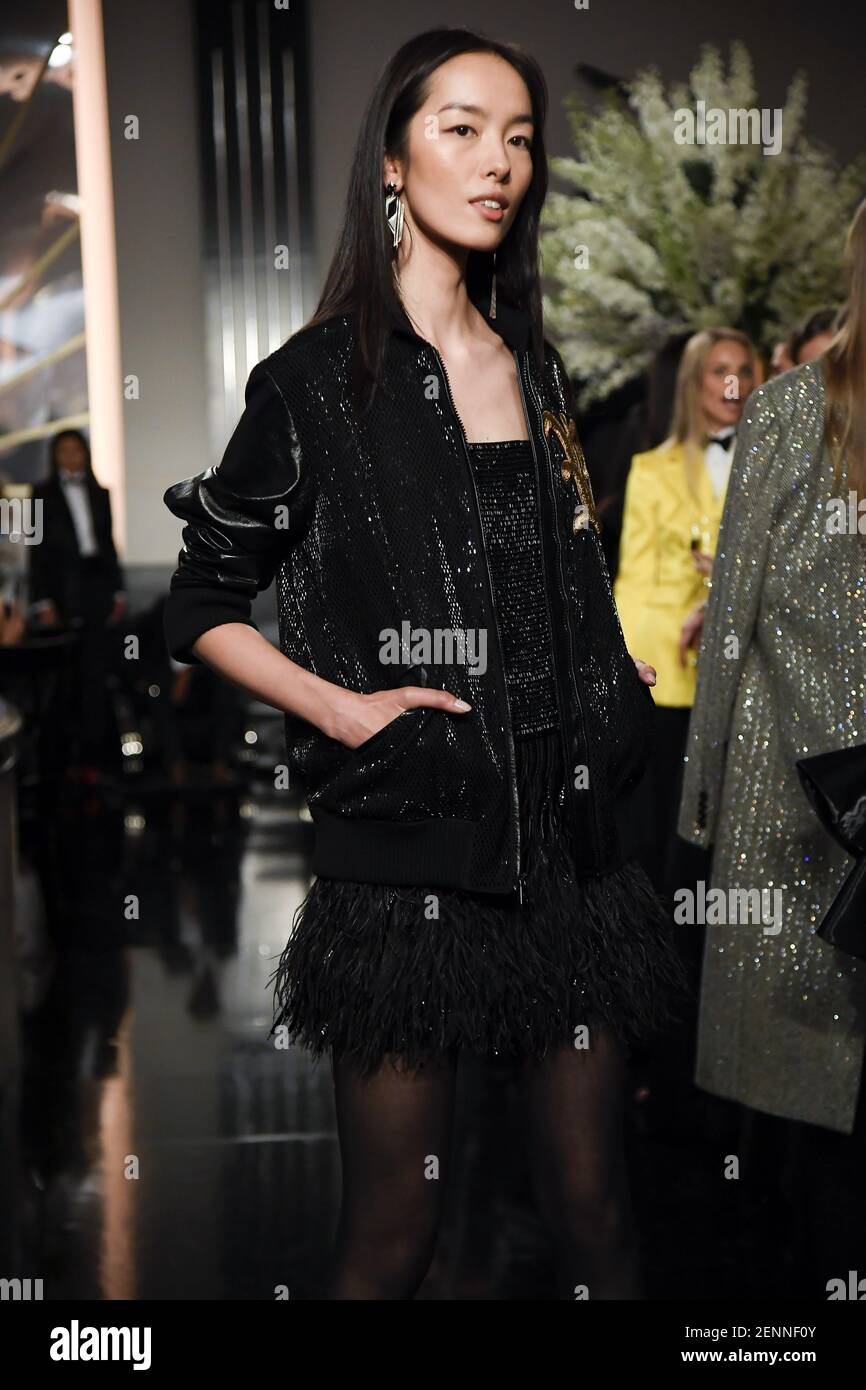 Model Fei Fei Sun walking on the runway during the Ralph Lauren Fashion  Show during New York Fashion Week Womenswear Fall 2019 Ready-to-Wear held  in New York, NY on September 8, 2019. (