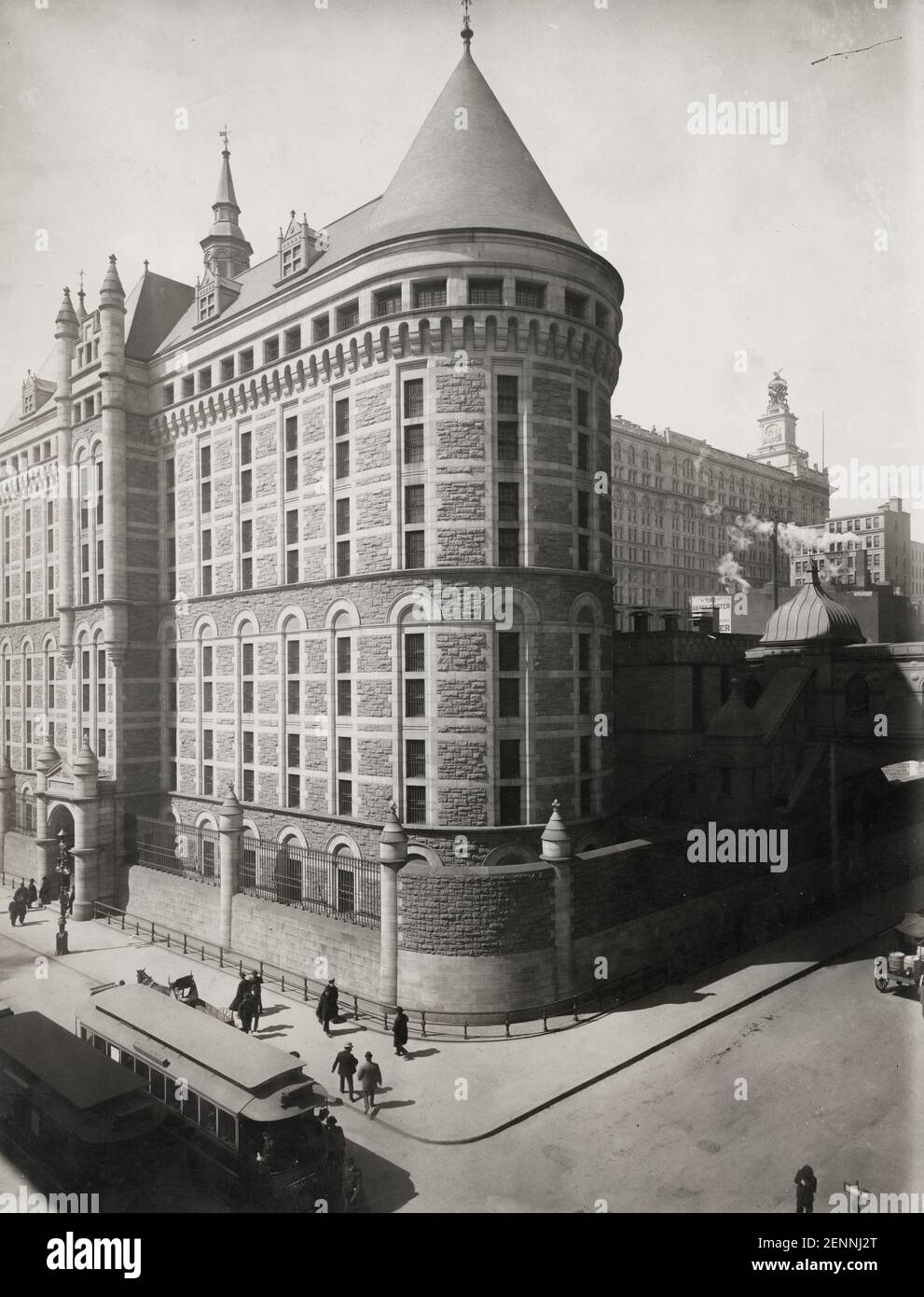 Vintage early 20th century press photograph City Prison, New York, The