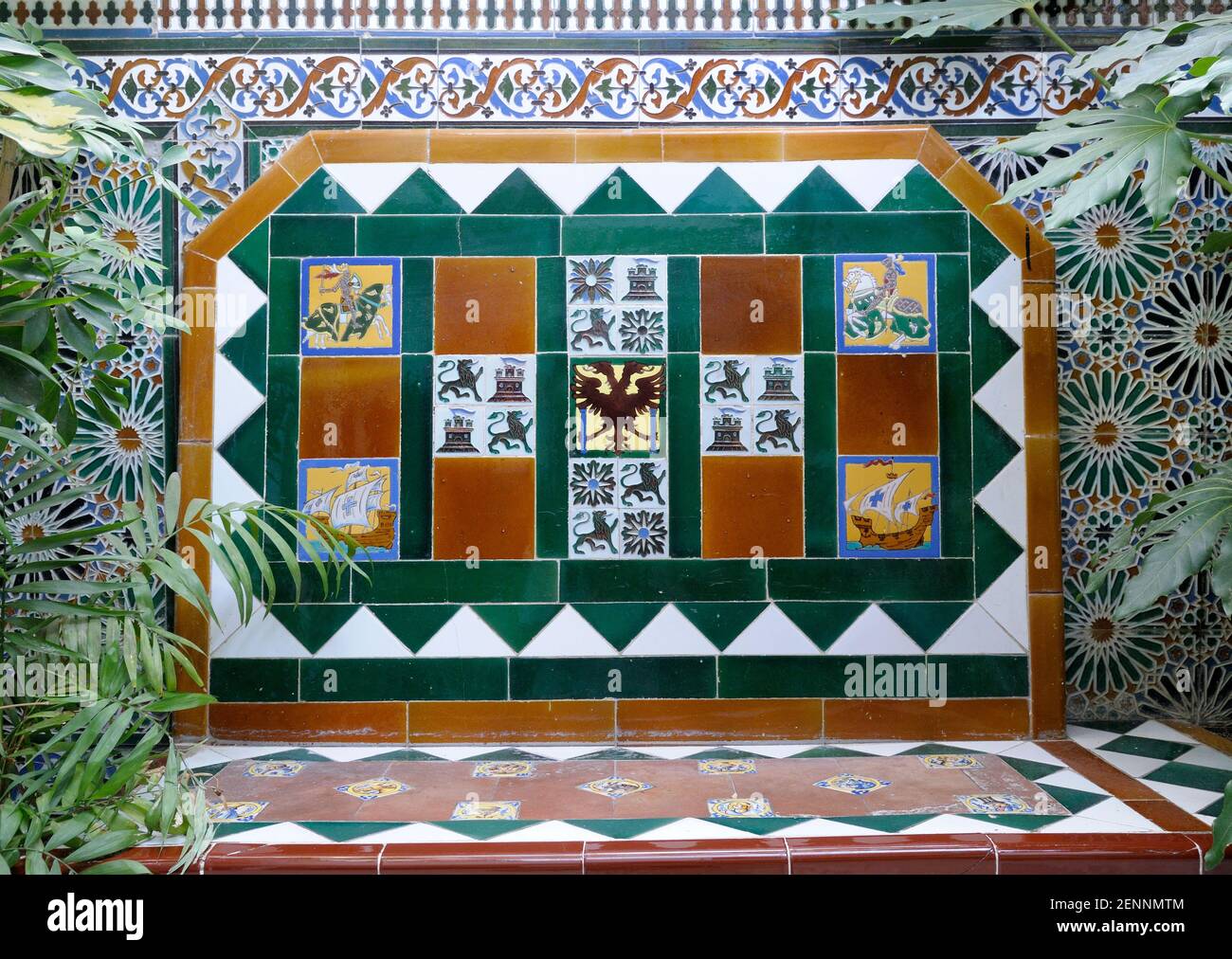 Ceramic tile bench hires stock photography and images Alamy