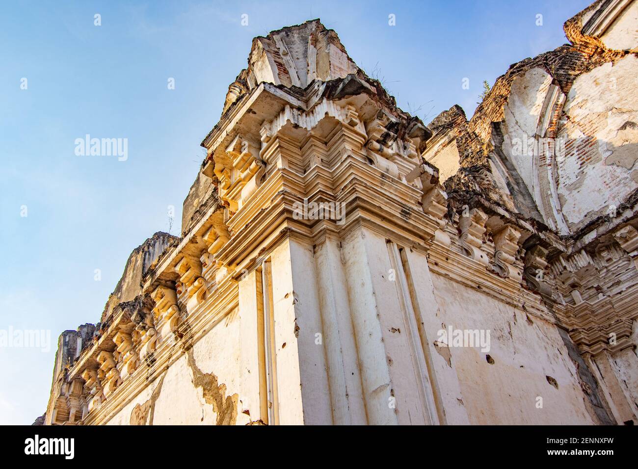 La Recolección Architectural Complex ruins of Antigua, Guatemala Stock Photo