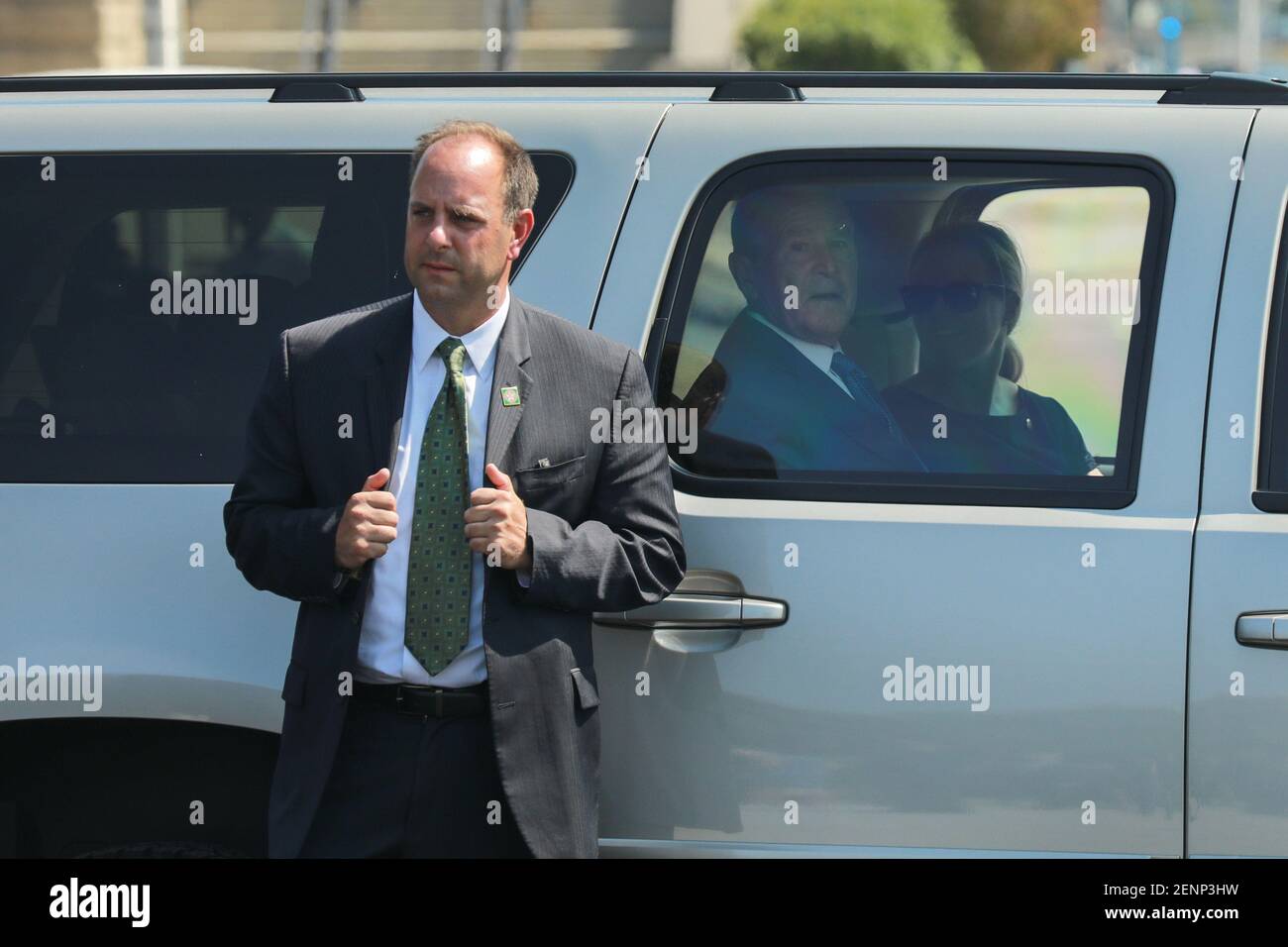 September 11 2019 Former President George W Bush Leaves After