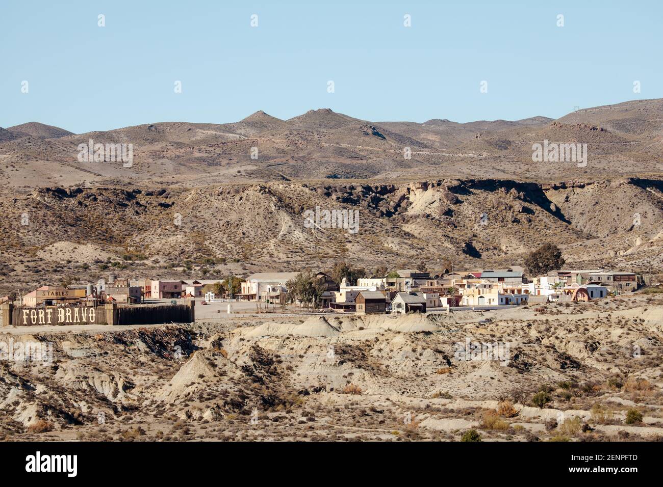 Tabernas Desert Post Office Movie Location Spaghetti Western Andalusia  Spain Stock Photo - Download Image Now - iStock