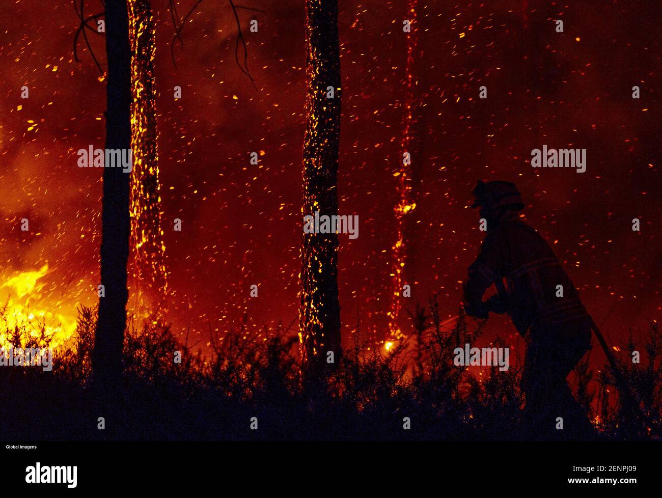 Sertã, 9/13/19 Report tonight in the parish of Cumeada where the