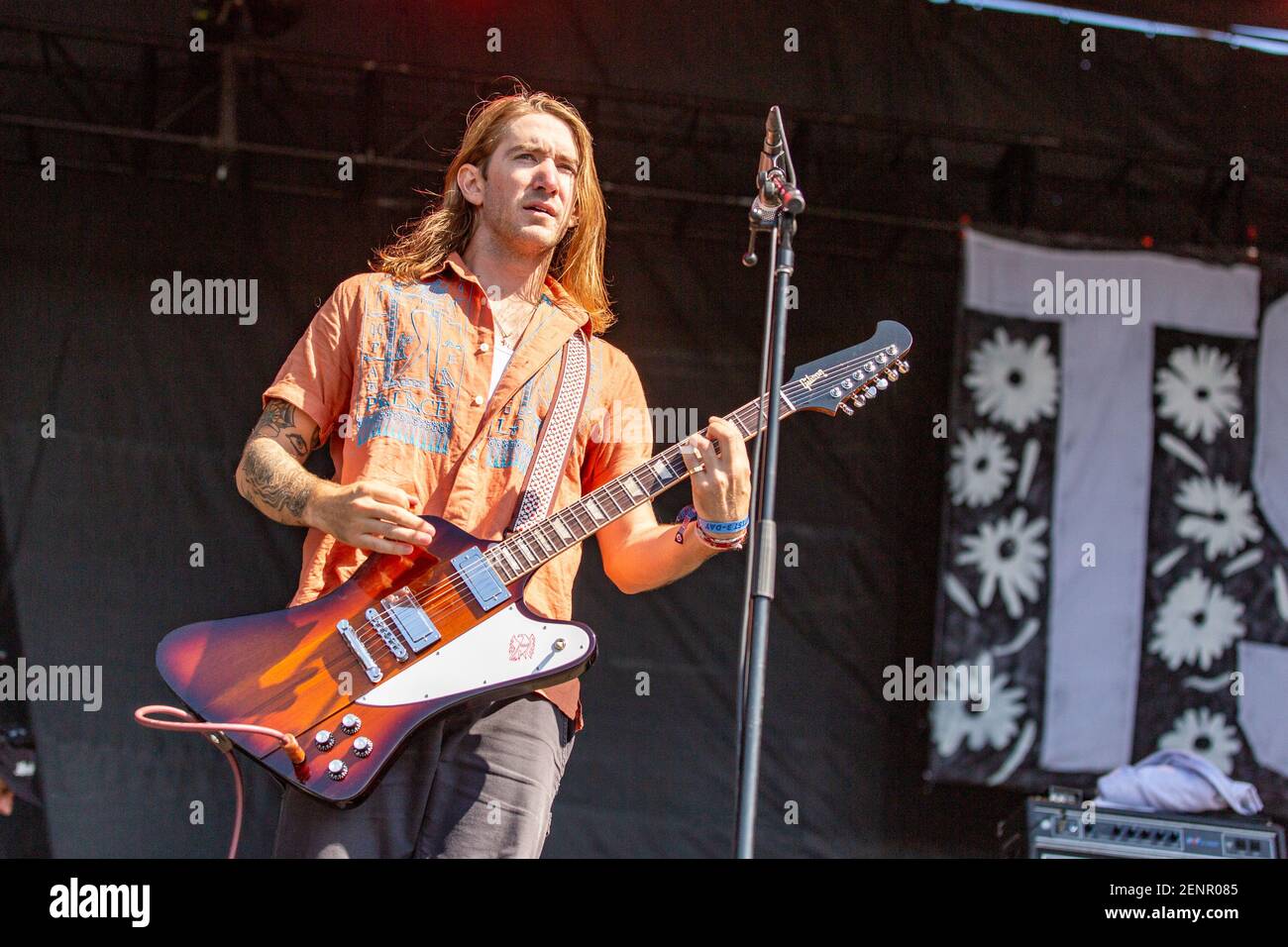 Pat McCrory of Turnstile during the Riot Fest Music Festival at