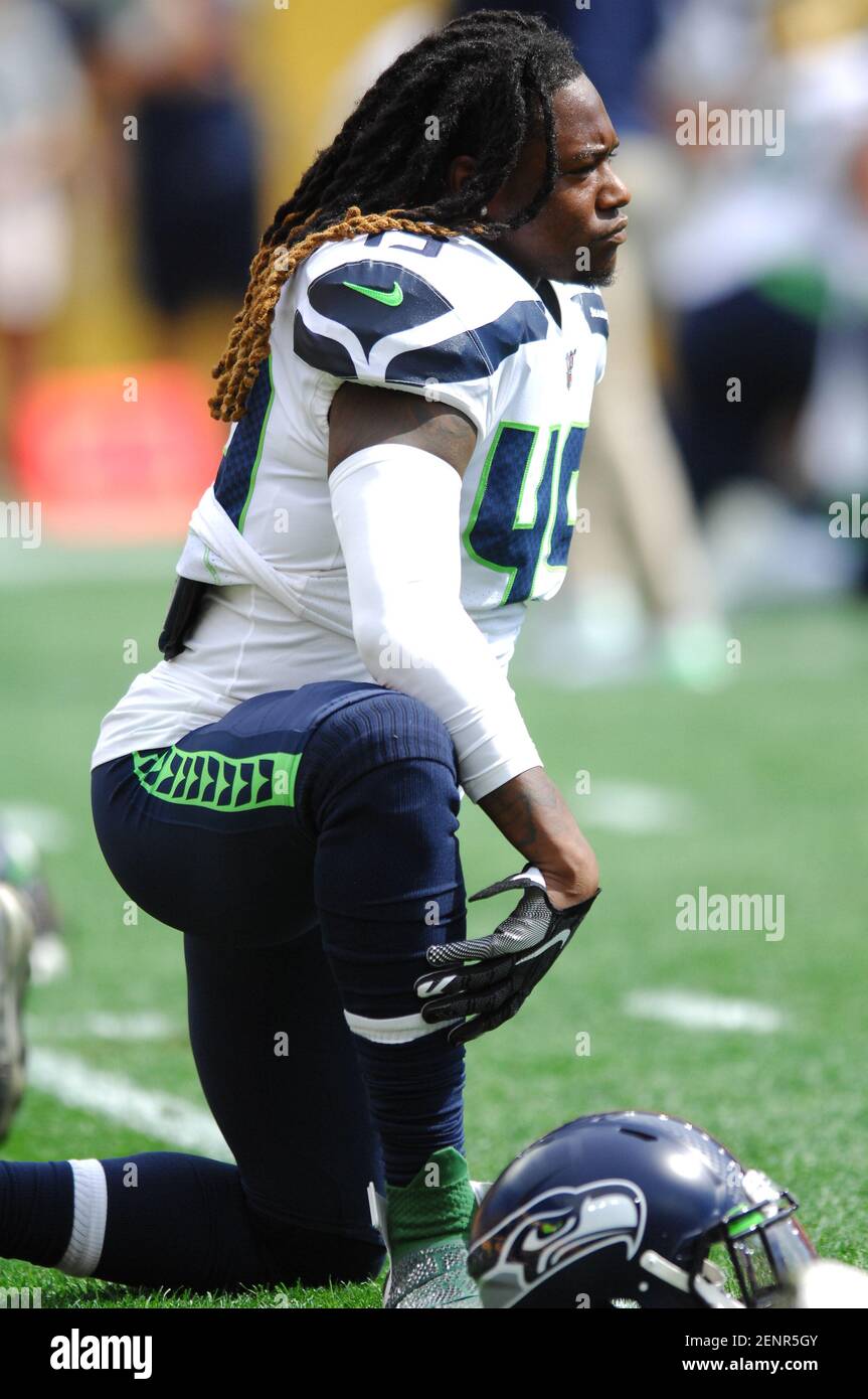 Shaquill Griffin. 15th Sep, 2019. #26, and Shaquem Griffin #49 during the  Pittsburgh Steelers vs Seattle Seahawks at Heinz Field in Pittsburgh, PA.  Jason Pohuski/CSM/Alamy Live News Stock Photo - Alamy