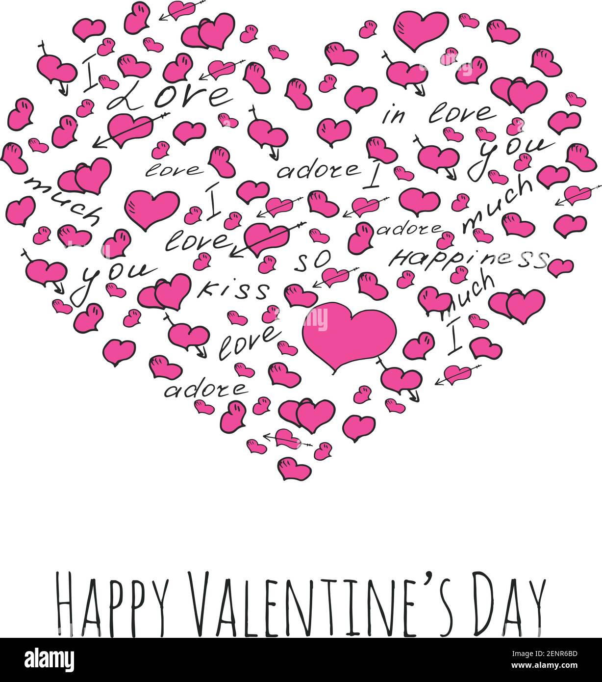 Happy Valentine's Cute Clipart Set, 46% OFF