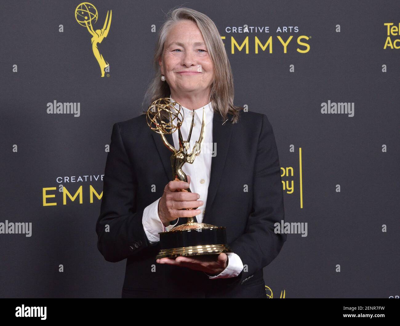 Cherry Jones wins for Outstanding Guest Actress In A Drama Series for 'The Handmaid's Tale' at