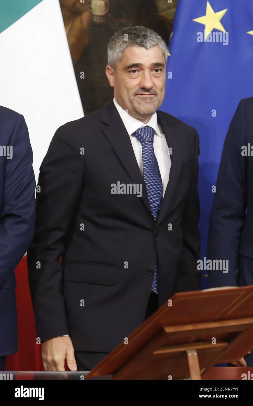 Roberto Traversi Rome September 16th 2019. Palazzo Chigi. Swearing