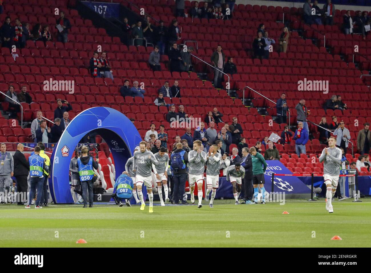 AMSTERDAM, 17-09-2019 JohanCruyff Arena , Champions League Football season  2019 / 2020 .Ajax coach Erik ten Hag during the match Ajax - Lille Stock  Photo - Alamy