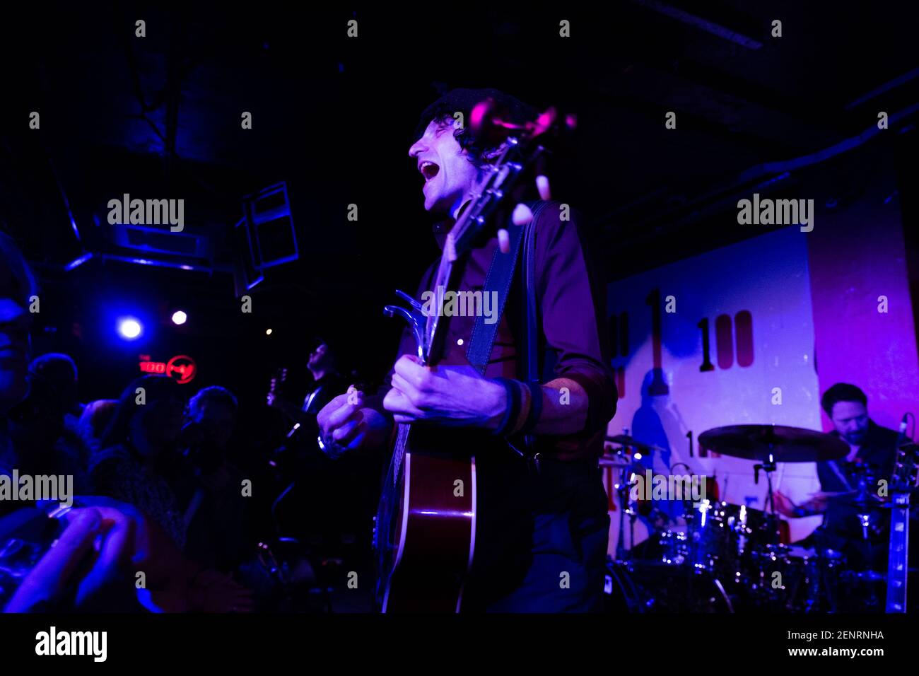 New York singer and song writer Jesse Malin performing live in London to a sold out 100 Club on 17 September 2019, London, England. (Photo by Robin Pope/Sipa USA) Stock Photo
