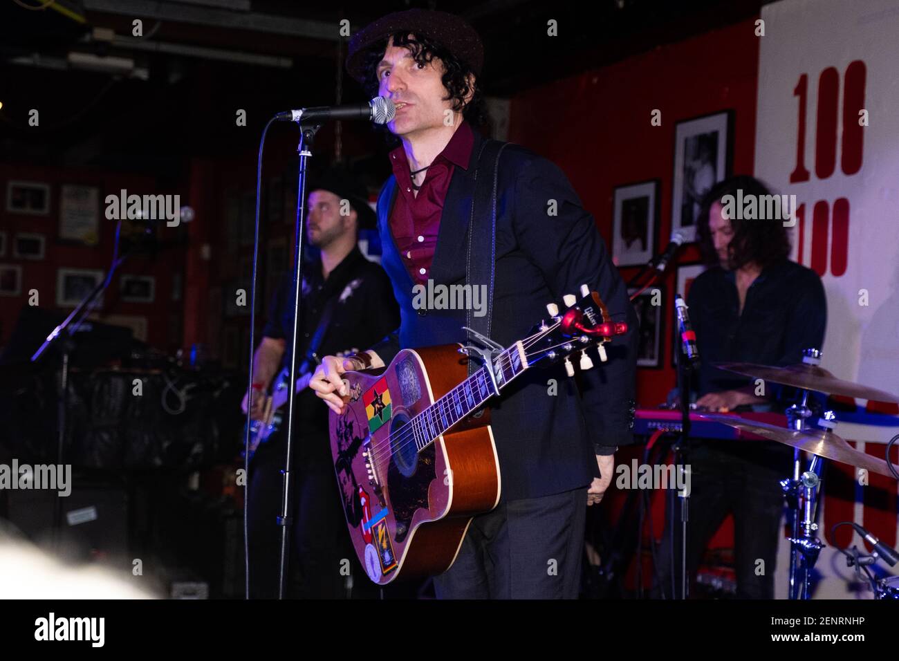 New York singer and song writer Jesse Malin performing live in London to a sold out 100 Club on 17 September 2019, London, England. (Photo by Robin Pope/Sipa USA) Stock Photo