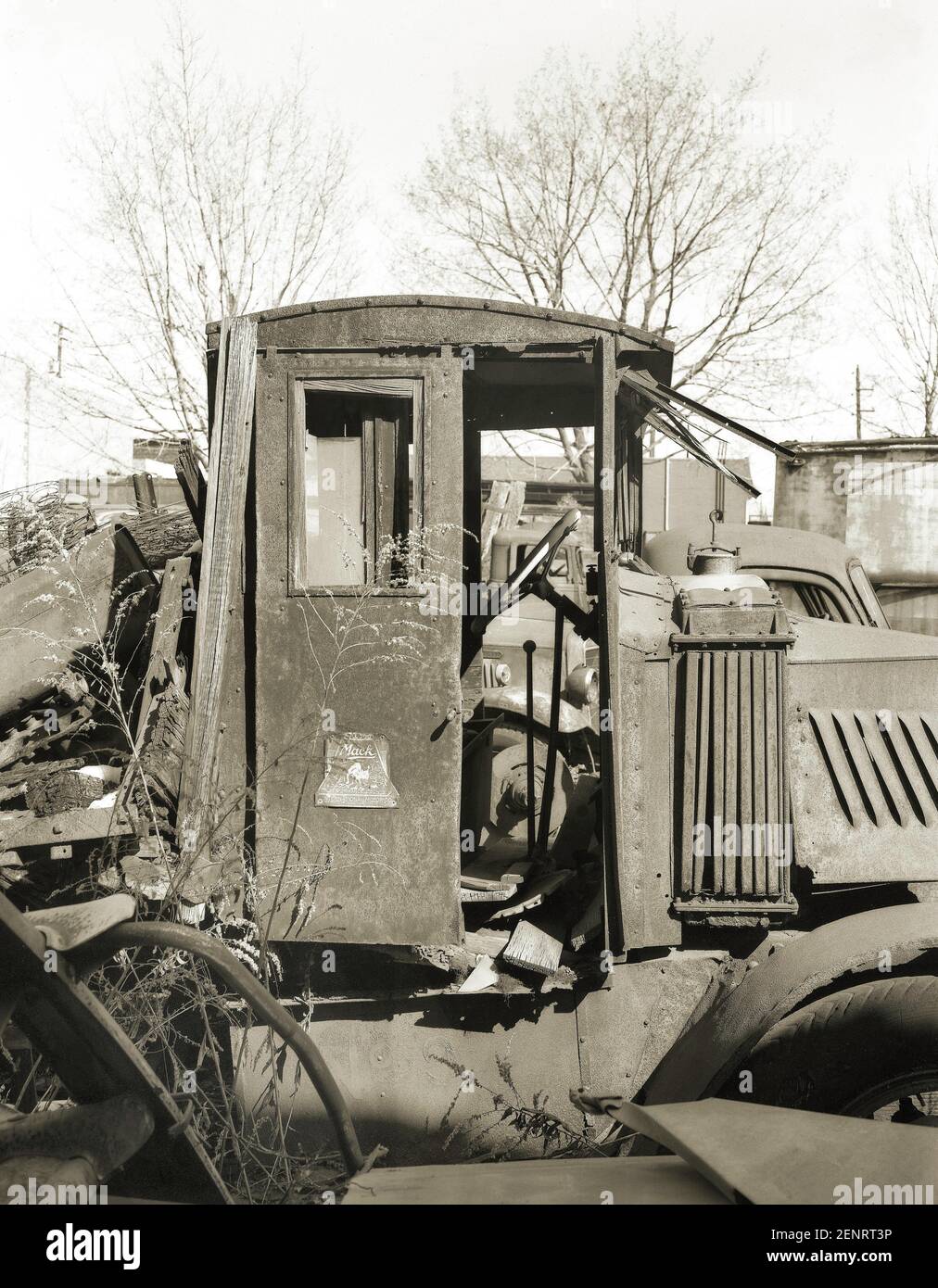Exterior of an old Antique Mack Truck,International Motor Company