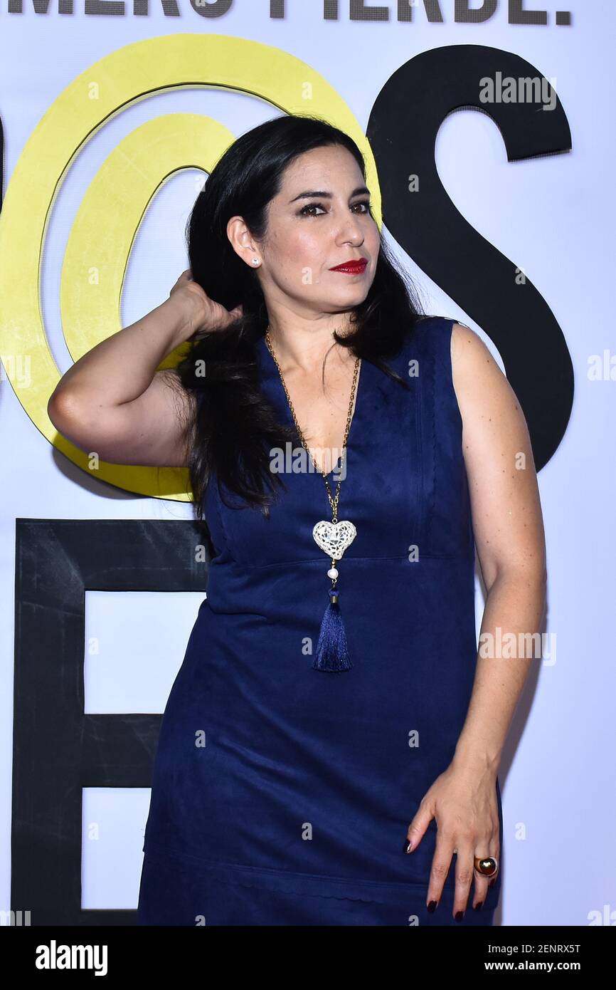 MEXICO CITY , MEXICO - SEPTEMBER 18: Tiare Scanda poses for photos