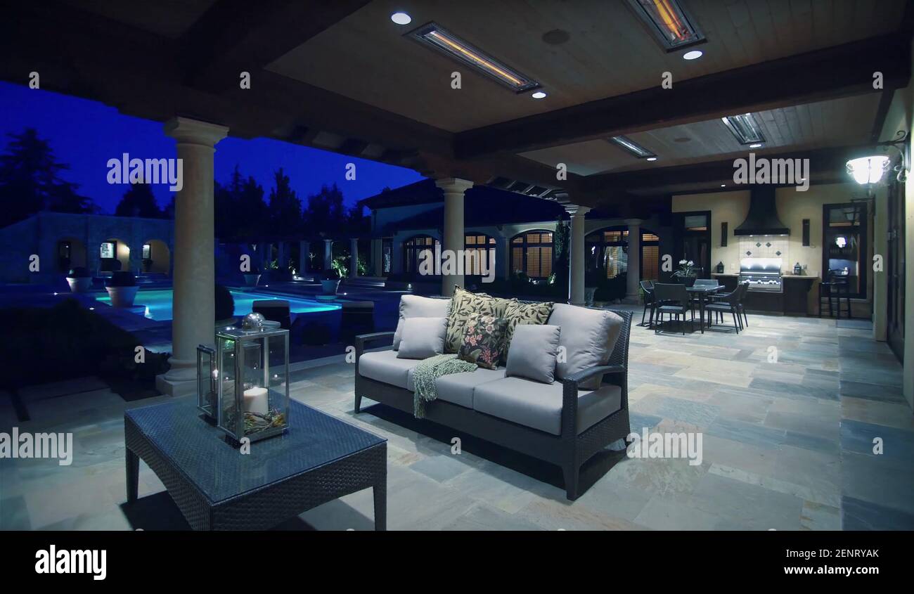 Luxurious Decorative Balcony Terrace With Natural View Outside Of ...