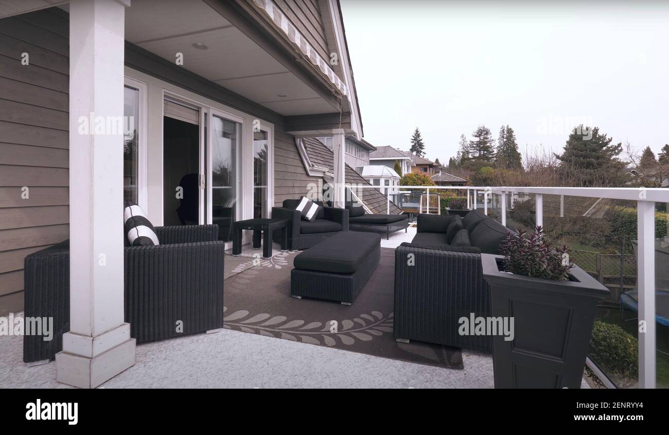 Luxurious Decorative Balcony Terrace With Natural View Outside Of ...